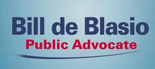 Public Advocate Bill de Blasio