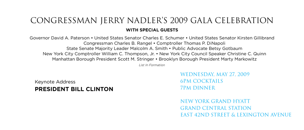 With Special Guest President Bill Clinton
