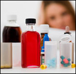 Photo: Prescription pill bottles