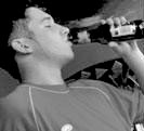 Man drinking alcohol