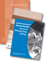 Front covers of mental health SAMHSA publications