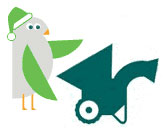image: birdie with chipper illustration
