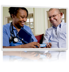nurse and patient