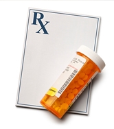 prescription and pill bottle