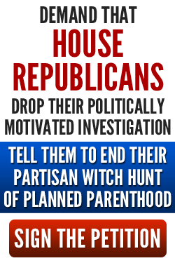 Demand that House Republicans drop their politically motivated investigation. Tell them to end their partisan witch hunt. Sign the petition 