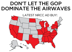 NRCC Ad Buy Map