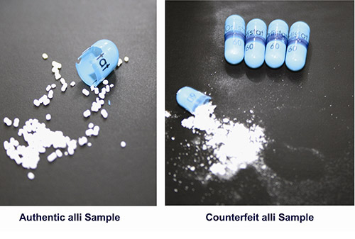 Alli fraud pills inside